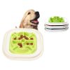 ABS Creative Dog Cat Feeders Anti Choke Food Separate Bowl Non-toxic Pet Plate Kitten Puppy Slow Eating Accessories