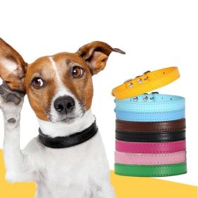 Pet Supplies Dog Collar Alloy Buckle Dog Chain Cat Necklace Size Adjustable for Small and Medium-sized Dog Collars Dog Supplies (Color: Yellow, size: 25cm)