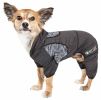 Pet Life Active 'Pawsterity' Heathered Performance 4-Way Stretch Two-Toned Full Bodied Hoodie