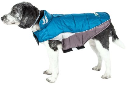 Helios Hurricane-Waded Plush 3M Reflective Dog Coat w/ Blackshark technology (size: X-Small)