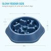 Pet Dog Bowl Dog Slow Feeder Bowl Puppy Cat Slow Eating Dish Bowl Anti-Gulping Food Plate Feeding Dog Cat Food Bowl Pet Supplies