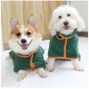 Pet Bath Towel For Dog & Cat; Microfiber Dog Bathrobe; Absorbent Cat Towel; Quick Dry Pet Bathrobe