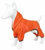 Pet Life Active 'Pawsterity' Heathered Performance 4-Way Stretch Two-Toned Full Bodied Hoodie