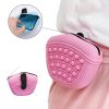 Bag Silicone Feed Dogs Treat Pouch Pet Training Bag Bundle Pocket Waist Pack Pet Portable Dog Training Waist Bag Treat Snack Bait Dogs Soft Washable O