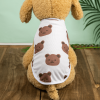 Pet Clothes; Summer New Pet Dog Clothes Thin Vest Bird's Eye Printing; Pet Clothes For Dogs And Cats