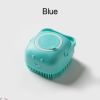 Softness Silicone Pet Brush For Dog & Cat; Dog Hair Massage Bath Brush With Shower Gel Dispenser